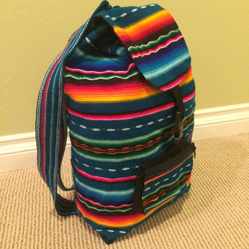 Sunset Mexico Backpack /w buckle & pocket!